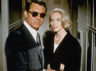 01 Jan 1959 --- Cary Grant and Eva-Marie Saint in 'North by Northwest', 1959. --- Image by © SUNSET BOULEVARD/CORBIS SYGMA