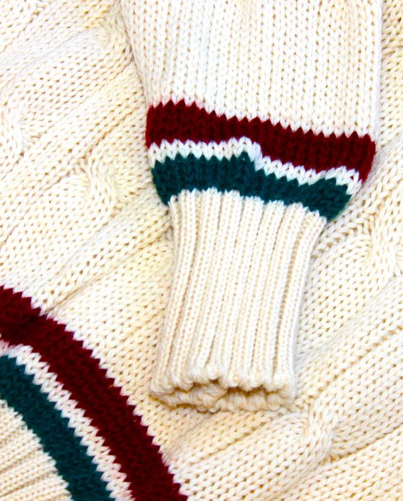A Cricket Jumper in Old English White Merino Wool - Image 4