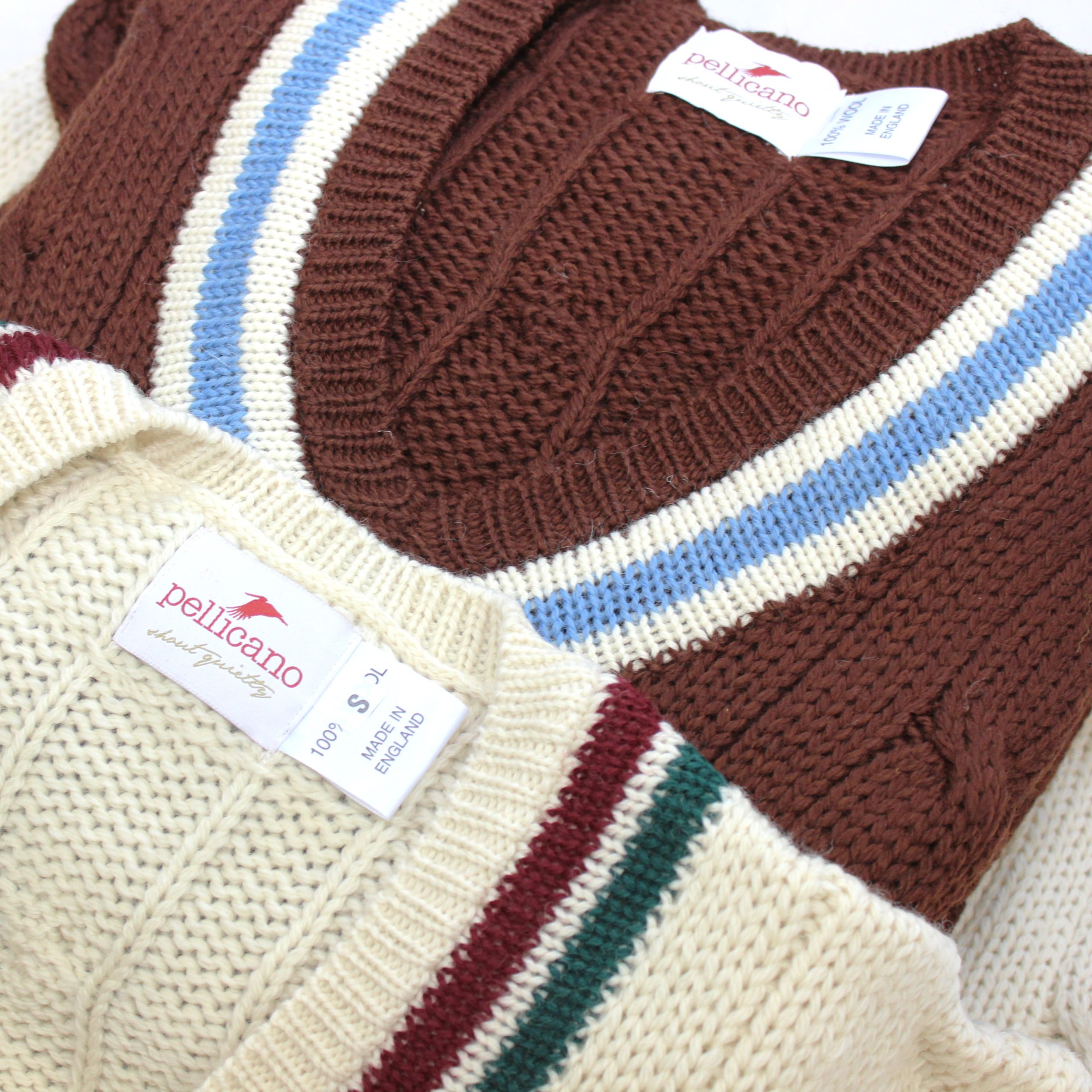 An English White Merino Cricket Jumper - Pellicano Menswear