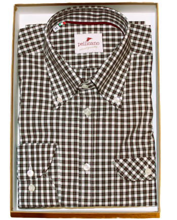 Men's Cotton Poplin Multi-Colour Check Shirt