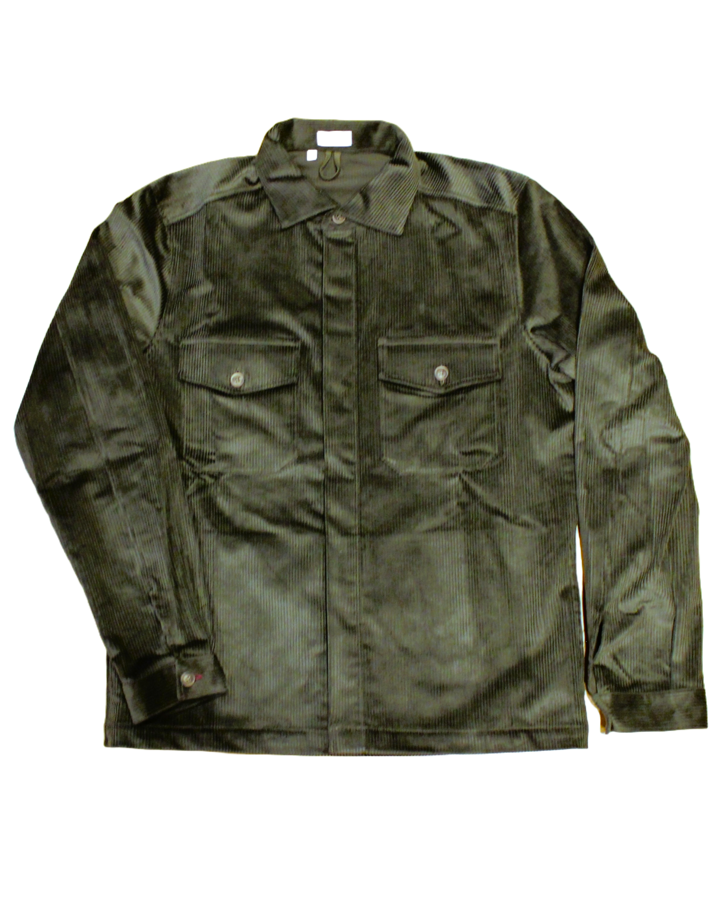 A Short Corduroy Jacket in Forest Green Pellicano Menswear