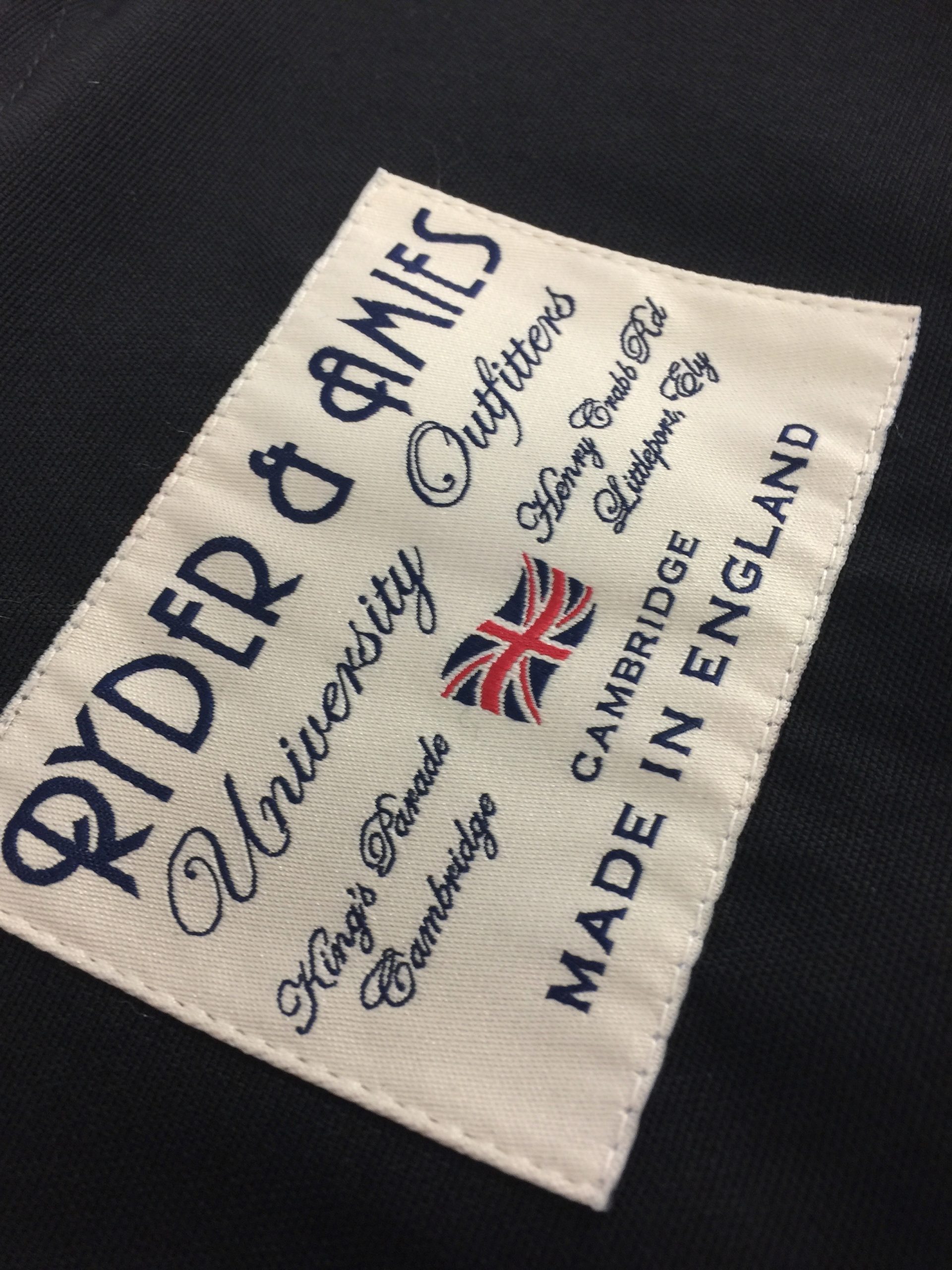 College Scarf in Red, White & Blue Saxony Wool - Image 8