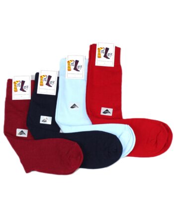 Men's Socks: 4 Pack Plain Cotton Short Cotton Mix